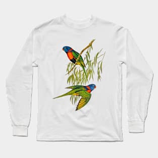 Rainbow Lorikeet Bird Australia Long Sleeve T-Shirt